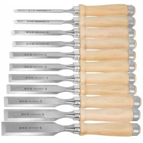 Mhg Asztalosvéső készlet fa nyéllel 11