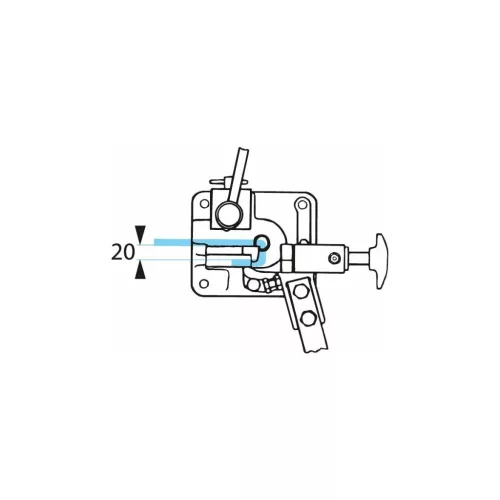 Szöghajlító készülék, kompletten normál tartozékkal  100 mm