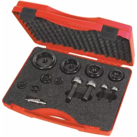   Kerek lemezlyukasztó készlet „UNF” ⌀ 16,2 − 63,5 mm, műanyag kofferben  1