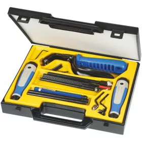   Univerzális sorjázó / hántoló készlet, műanyag dobozban 22 darabos