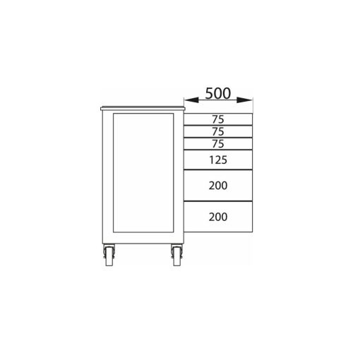 Garant GridLine Műhelykocsi XL ToolCar 6