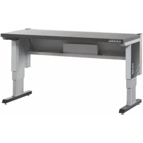   Garant GridLine Workstation eLevel sötétszürke Eluplan munkalappal 1000/2 mm