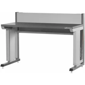   Garant GridLine Workstation eLevel+ sötétszürke Eluplan munkalappal 1000/2 mm