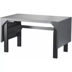   Elektromosan állítható magasságú munkaállomás Teherbírás max. 250 / 200 kg Eluplan lap, sötét 1250/S