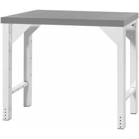   Garant GridLine Vario Basic munkapad, magasság 850 mm, sötét Eluplan munkalap 1000 mm