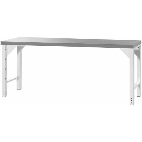 Garant GridLine Vario Basic munkapad, magasság 850 mm, sötét Eluplan munkalap 2000 mm