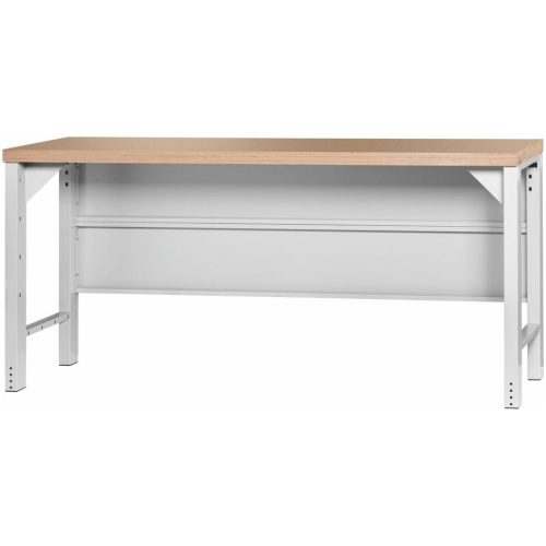 Vario Basic munkapad, hátfallal, magasság 950 mm, bükk-multiplex munkalap 2000 mm