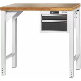   Garant GridLine Vario munkapad 16G házzal, magasság 950 mm, bambusz munkalap 1000/2 mm