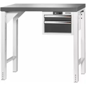   Garant GridLine Vario munkapad 16G házzal, magasság 950 mm, sötét Eluplan munkalap 1000/2 mm