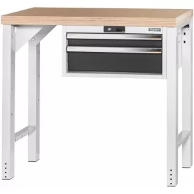   Garant GridLine Vario munkapad 24G házzal, magasság 950 mm, bükk-multiplex munkalap 1000/2 mm