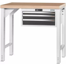   Garant GridLine Vario munkapad 24G házzal, magasság 950 mm, bükk-multiplex munkalap 1000/3 mm