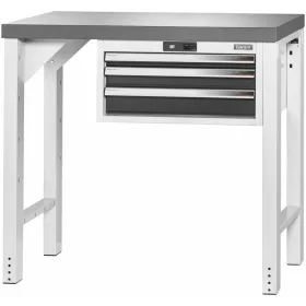   Garant GridLine Vario munkapad 24G házzal, magasság 950 mm, sötét Eluplan munkalap 1000/3 mm