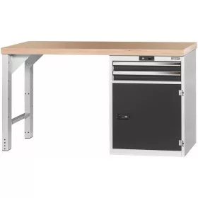   Garant GridLine Vario munkapad 24G házzal, ajtóval, magasság 850 mm, bükk-multiplex munkalap 1500/T2 mm