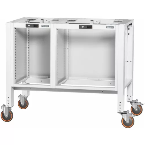 Garant GridLine Merevítő lábrésszel és kerekekkel Ready-to-go munkapadhoz Magasság 850 mm 1000 mm