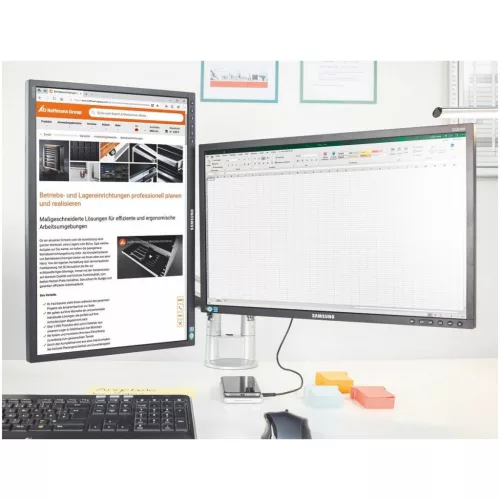 Dupla multikomfort billenthető kar asztali rögzítéshez  2