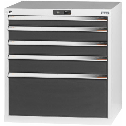 Garant GridLine Szerszámszekrény kompletten, fiókokkal 200 kg 800/5