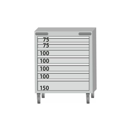 Garant GridLine Szerelőkocsi fiókokkal 75 kg 985/7