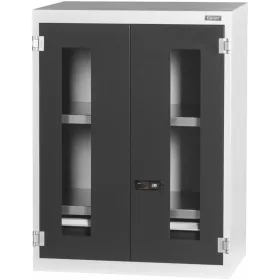   Garant GridLine Felső szekrény fiókkal, ablakos szárnyas ajtókkal 1000 mm
