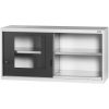 Garant GridLine Felső szekrény ablakos tolóajtókkal 750 mm
