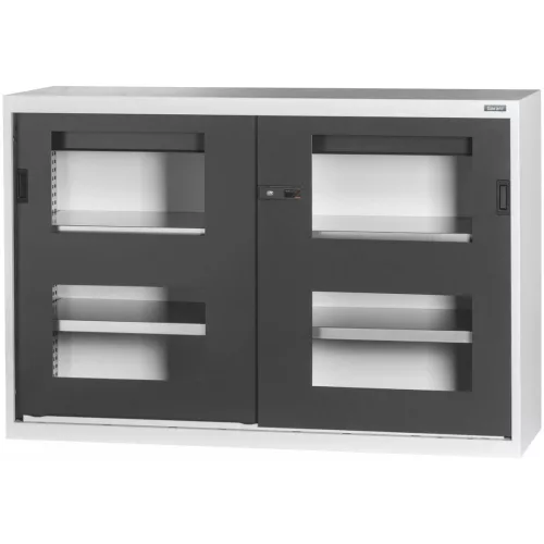 Garant GridLine Alsó szekrény fiókkal, ablakos tolóajtókkal 1000 mm