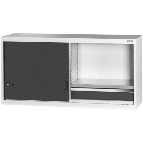 Garant GridLine Felső szekrény fiókkal, lemezes tolóajtókkal 750 mm
