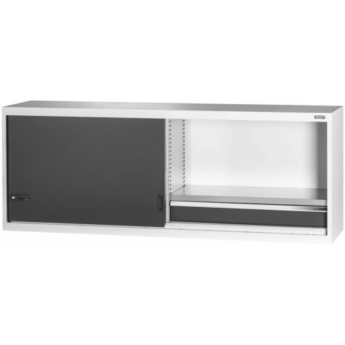 Garant GridLine Felső szekrény fiókkal, lemezes tolóajtókkal 750 mm
