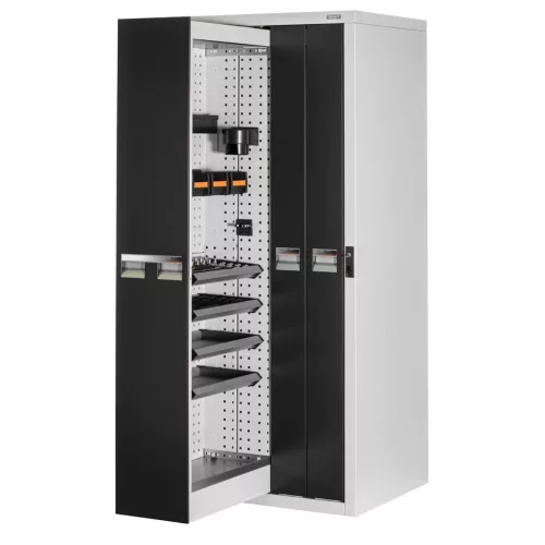 Garant GridLine Függőleges szekrény, szélesség 30G, 2 db 6G lebegő fiók, 1 db 12G lebegő fiók 2000 mm