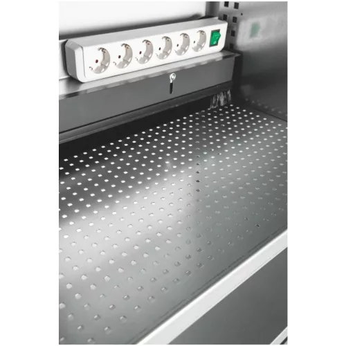 Garant GridLine Akkutöltő szekrény lemezes szárnyas ajtókkal 2000/DE mm