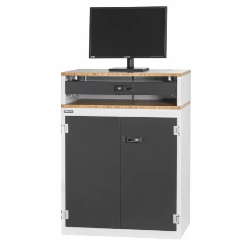 Garant GridLine Számítógépes munkaállomás nyomtatófedéllel DE