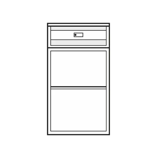 Garant GridLine Számítógépes munkaállomás nyomtatófedéllel DE