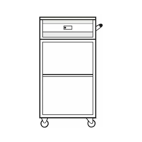 Garant GridLine Számítógépes munkaállomás gurítható IT