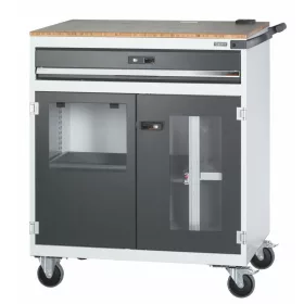   Garant GridLine Számítógépes munkaállomás nyomtatófedéllel, gurítható CH