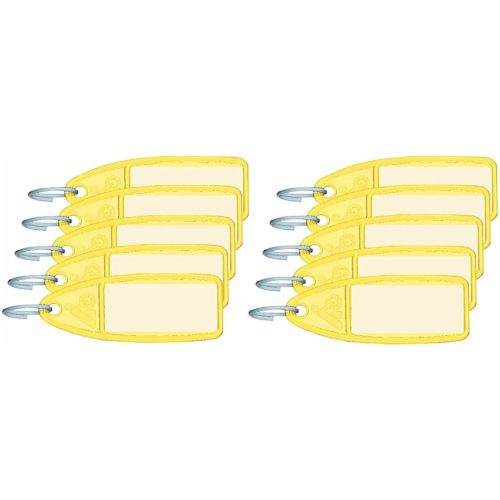 Garant Kulcscímke készlet, 10 darabos YELLOW