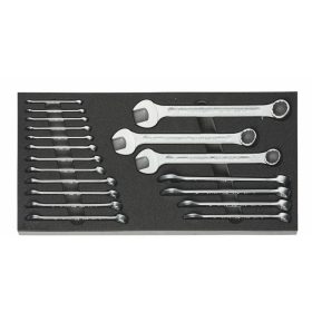 Csillag-villáskulcs készlet  19