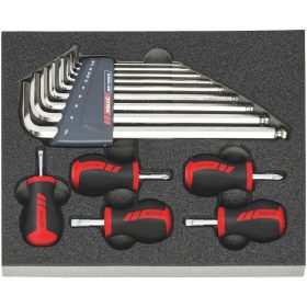 Hajlított hatszögkulcs / rövid csavarhúzó  14