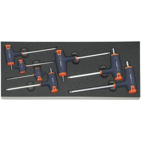 Hatszögkulcs készlet keresztmarkolattal  7