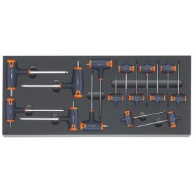 Csavarhúzó készlet Torx®-hoz, keresztmarkolattal  15