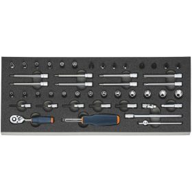 Dugókulcs készlet 1/4 col  46