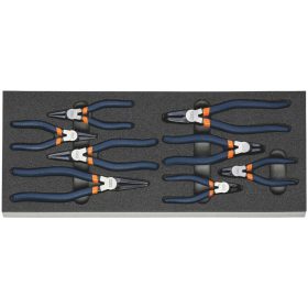 Precíziós Seeger gyűrű fogó készlet belső 8