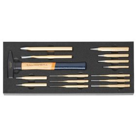 Kalapács / lyukasztó / csapszegkiütő készlet  15