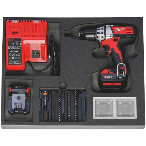 Univerzális akkus csavarozó készlet  62