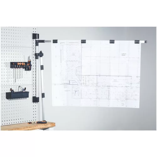 Garant EasyFix Perforált falra rögzíthető kihajtható Easyfix rajztartó A0
