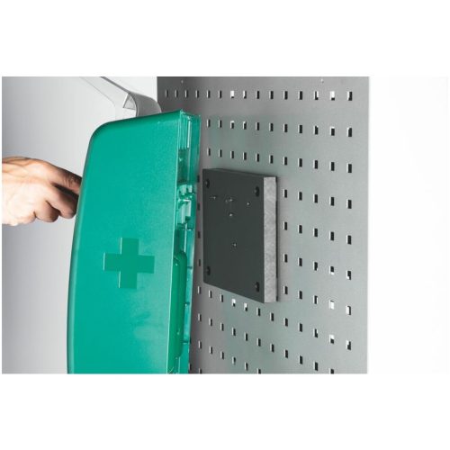 Rögzítőlap műanyag dübellel  1