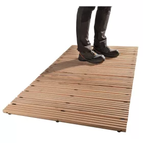   Biztonsági fa járórács leélezés nélkül, fellépő profil nélkül 150 cm