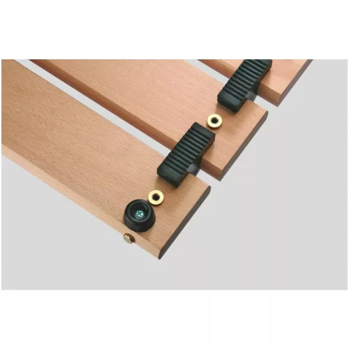 Biztonsági fa járórács, 1×élletöréssel a hosszanti oldalon és kétszeres fellépő profillal / széles oldal 200 cm