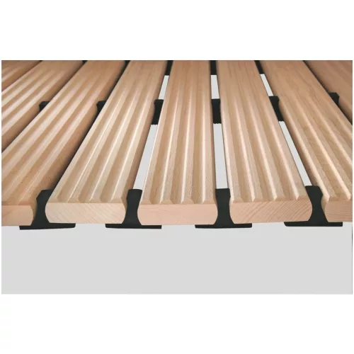 Biztonsági fa járórács leélezés nélkül, fellépő profil nélkül 150 cm