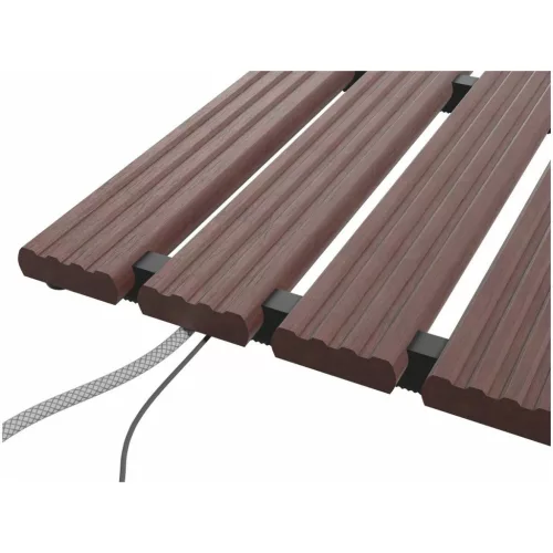 Impregnált biztonsági fa járórács leélezés nélkül, fellépő profil nélkül 150 cm