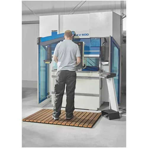 Impregnált biztonsági fa járórács leélezés nélkül, fellépő profil nélkül 200 cm