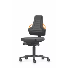   Munka forgószék, integrált szivacs, kerekekkel, alacsony BLACK