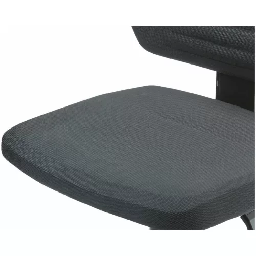 Munka forgószék, Supertec, kerekekkel, alacsony BLACK